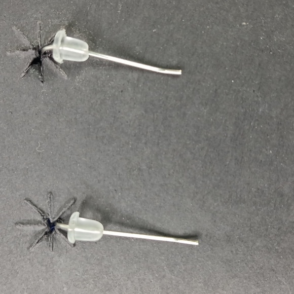 Wind Star Sterling Silver Dangle Earrings Hook Style - Picture 5 of 12